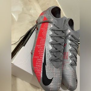 Nike Mercurial Vapor 13 Elite FG -'Metallic Grey Crimson' AQ4176-906